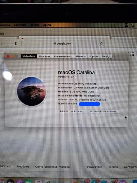 MacBook Pro 13,3 - Intel 7 Dual core 2,9Gb - 8Gb - HD 750Gb - Apple - Foto 5