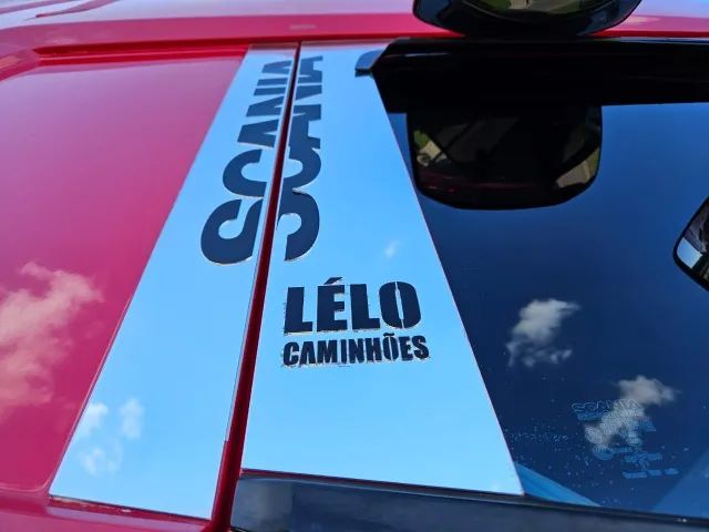 Scania R450 6x2 Highline Ano 21 Euro 5 Farol de teto grade Geladeira Carenagem Lateral  - Foto 12