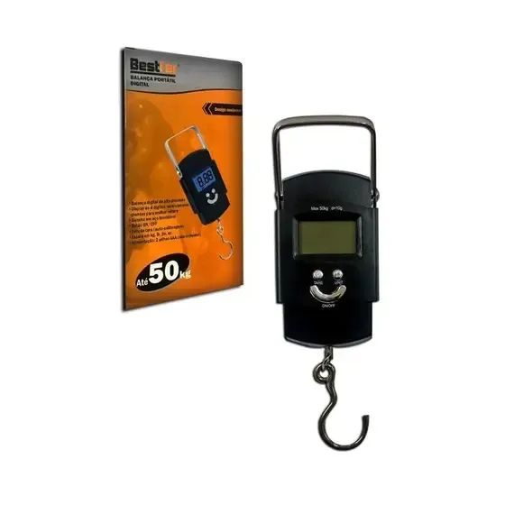 Balança portátil 50kg ( Bestfer )