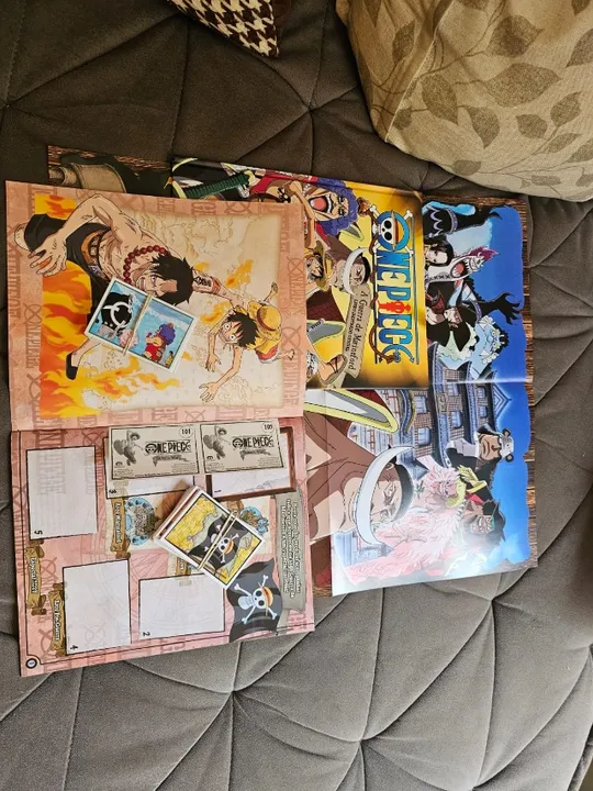 Album One Piece + Album Marineford - Capa dura e capa comum + poster