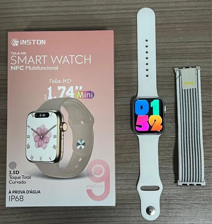 Smartwatch Inston Tela HD 1.74 Mini NFC Multifuncional - Foto 2