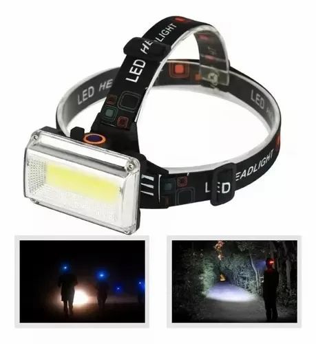 Lacrada Lanterna Cabeça LED RGB Prova D´Água Acampamento e Ciclismo Bateria Recarregável - Foto 4