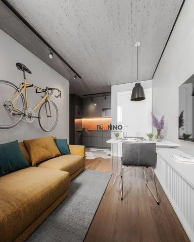 Studio com 1 quarto, 19 m² no Centro de Curitiba.