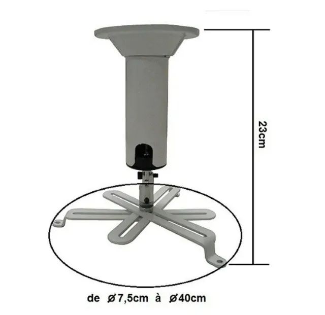 Suporte de Teto Universal de Projetor Nardelli ASU-002 Stan - Foto 2