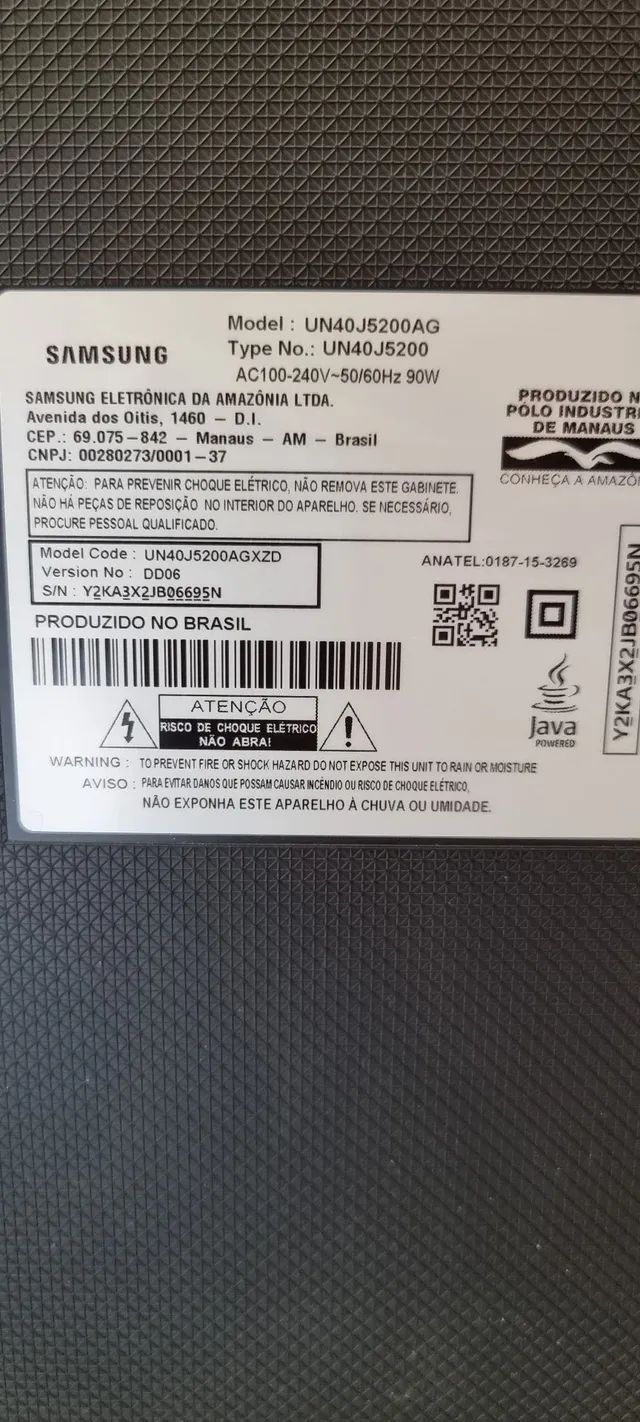 Smart tv samsung 40 polegadas com defeito - Foto 2