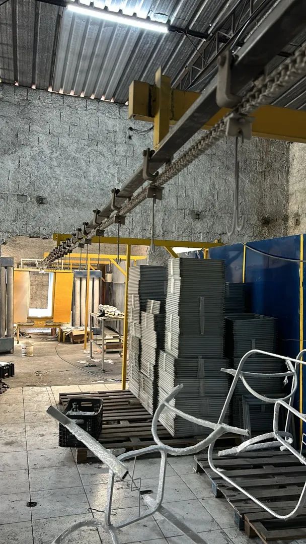 Linha contínua para pintura eletrostática  - Foto 2