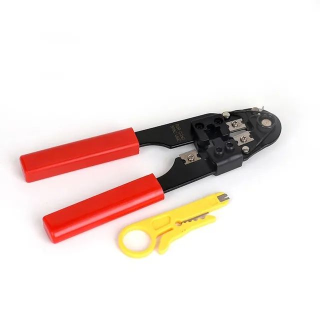 Alicate de Crimpar RJ45 Cabo de Rede Crimpador com Decapador 8p8c - Foto 6