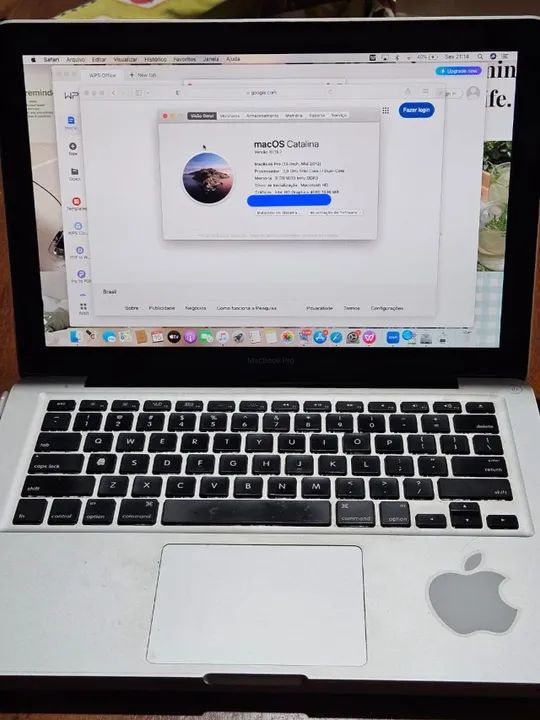 MacBook Pro 13,3 - Intel 7 Dual core 2,9Gb - 8Gb - HD 750Gb - Apple - Foto 3