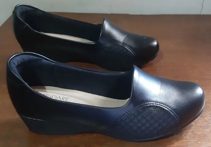 Sapato Modare Anabela Preto - Foto 4