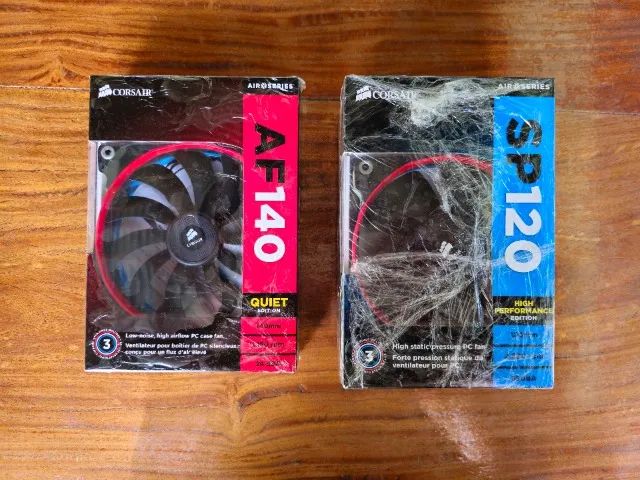 CORSAIR SP120 HP 120mm Fan (2 peças) e CORSAIR AF140 Quiet Edition 140 mm Fan (1 peça) - Foto 5