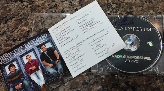 CD Quatro Por Um Nada é Impossível - Foto 3
