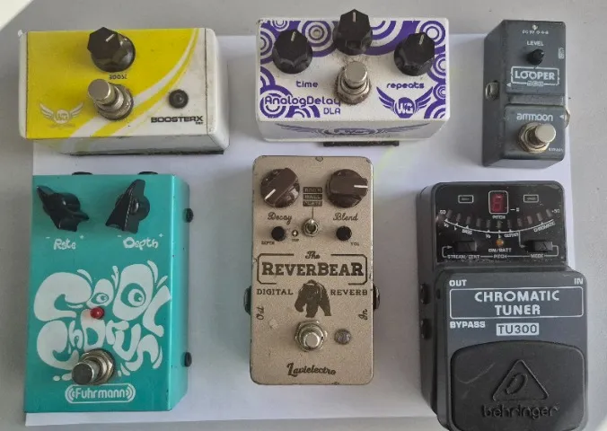 Case pedais para guitarra
