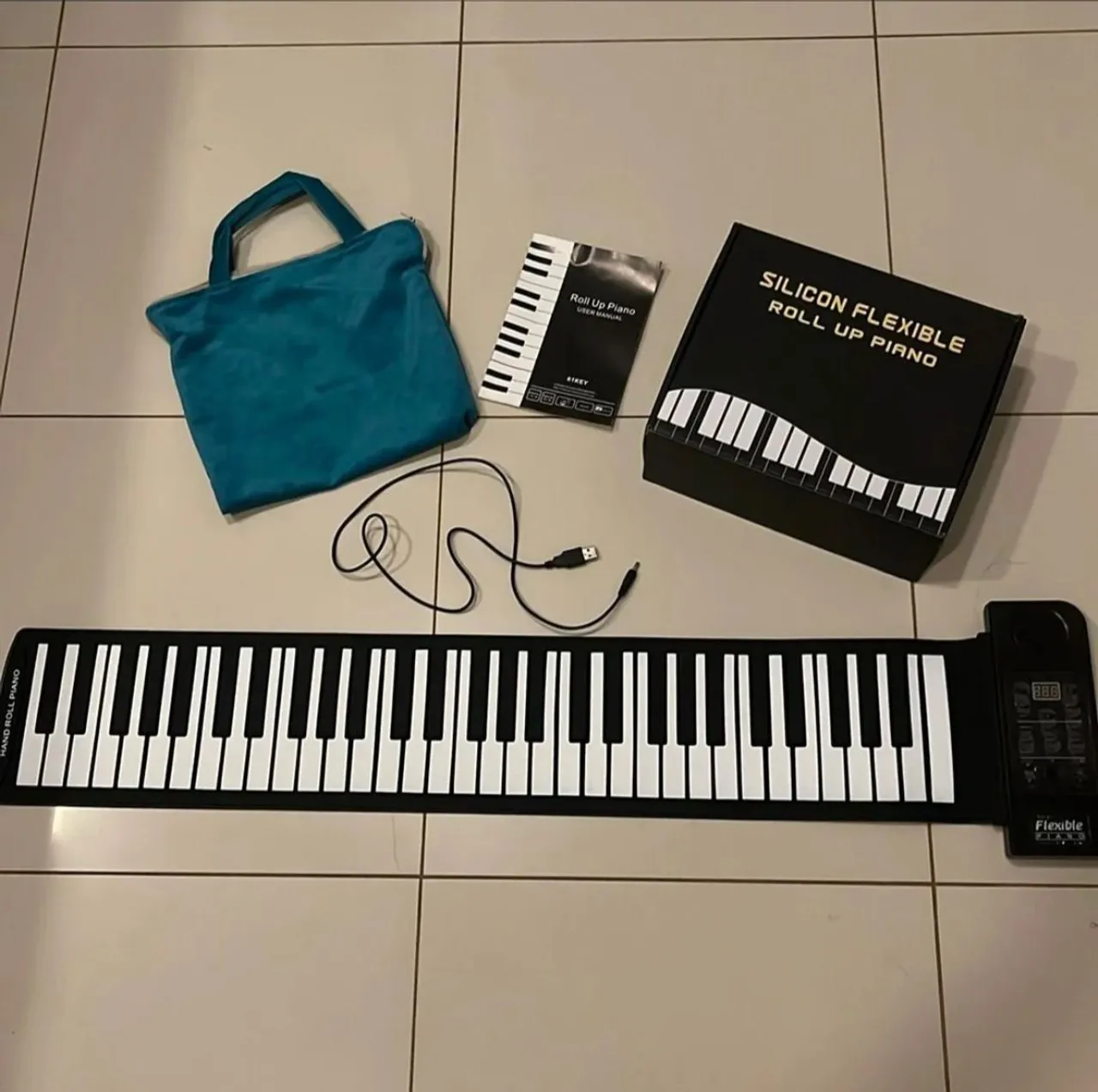 Piano Roll Up Silicon Flexível - Portátil e Prático!