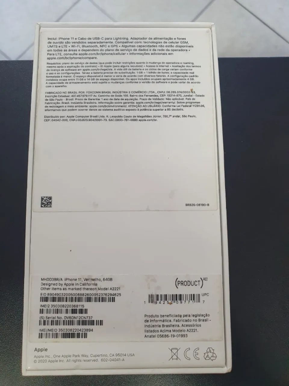 Apple iPhone 11 (64 GB) - Vermelho - POUCO USO - Foto 3