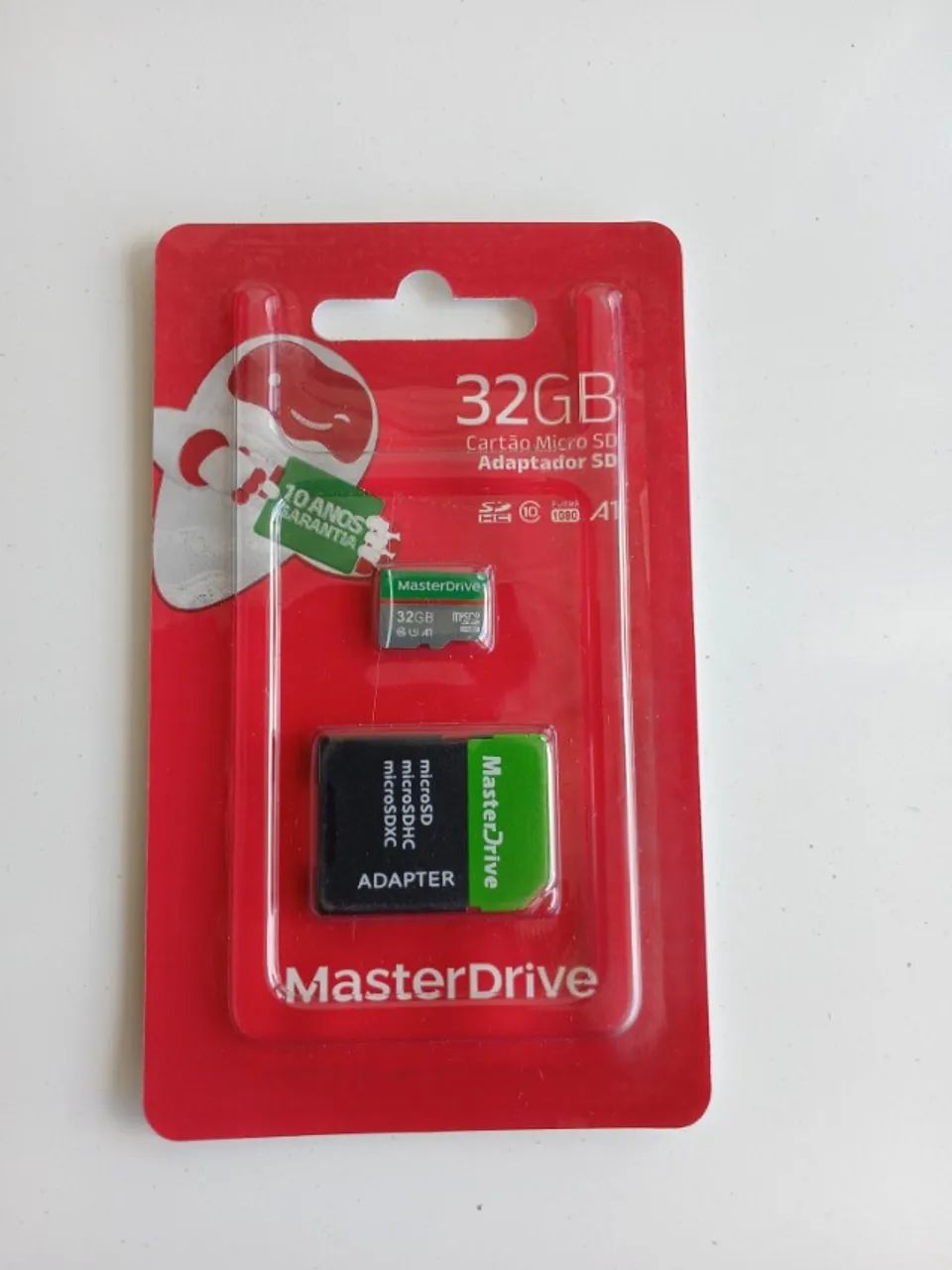 Cartão Micro SD Adaptador SD 32GB Novo