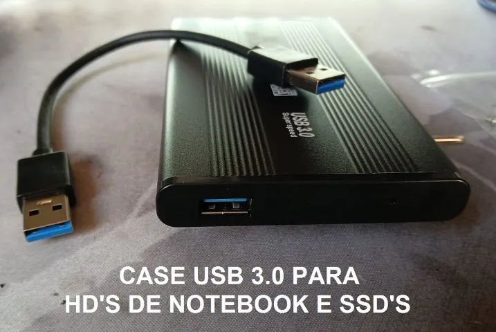  Case Gaveta USB 3.0 para HDs de Notebook e SSDs - Foto 2