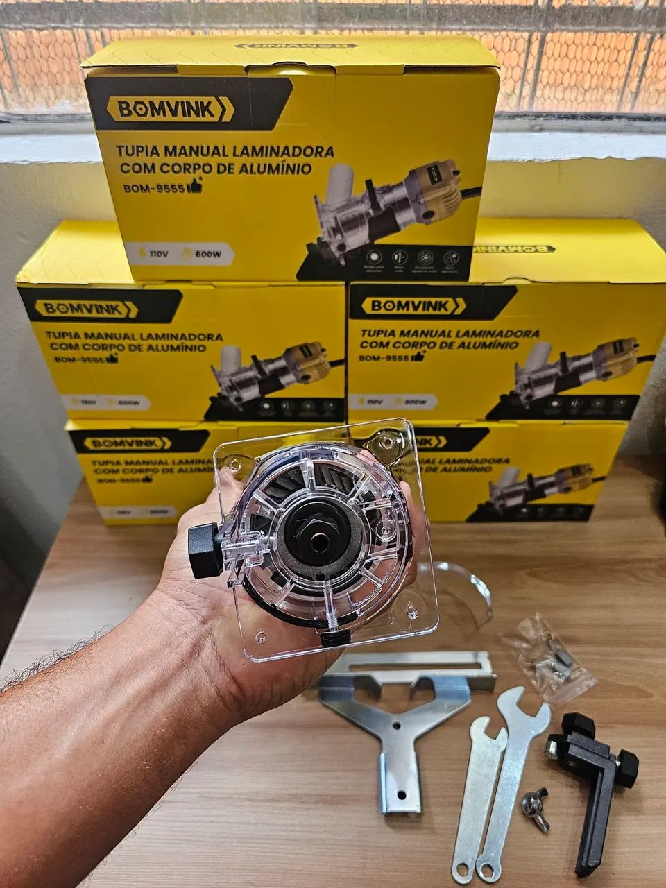 Tupia laminadora manual 600w 110v