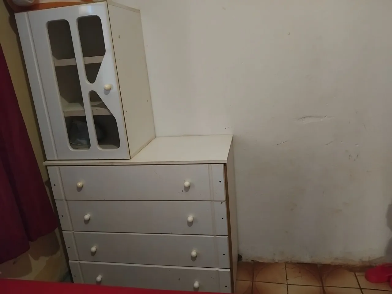 Cômoda Infantil com Armário Acoplado