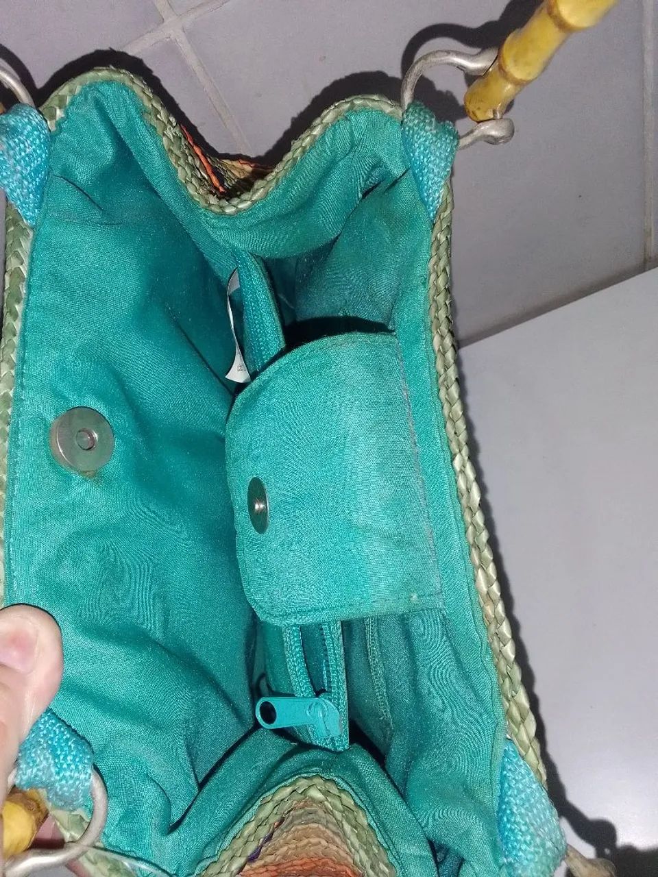Bolsa de palha artesanal - Foto 5