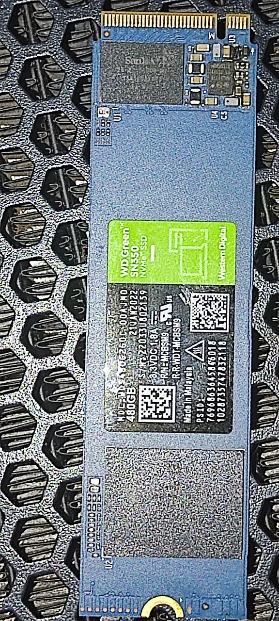 SSD WD Green SN350 NVMe 480GB