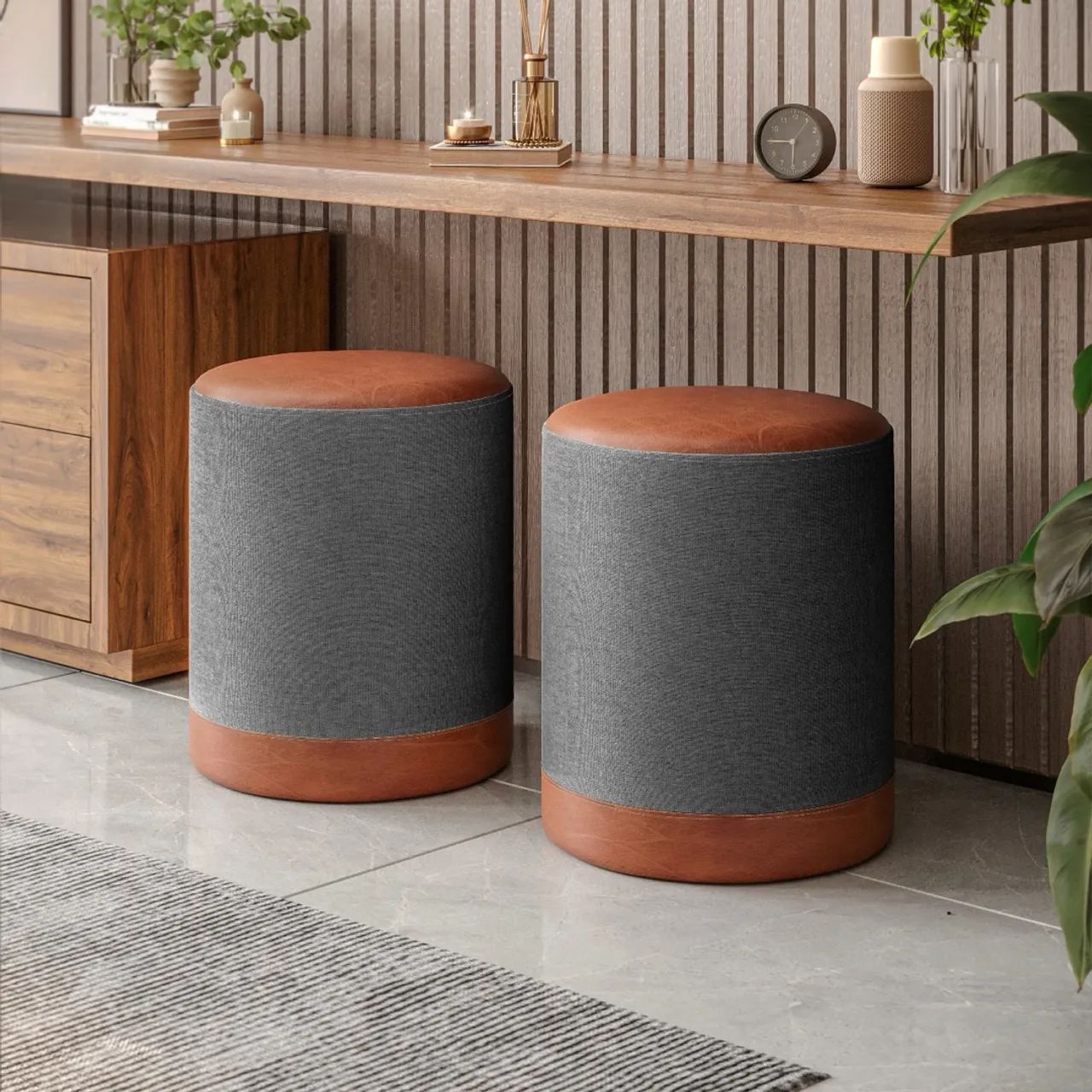  Puffs Decorativos para Sala