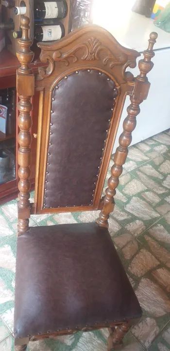 Mesa colonial com 8 cadeiras - Foto 5