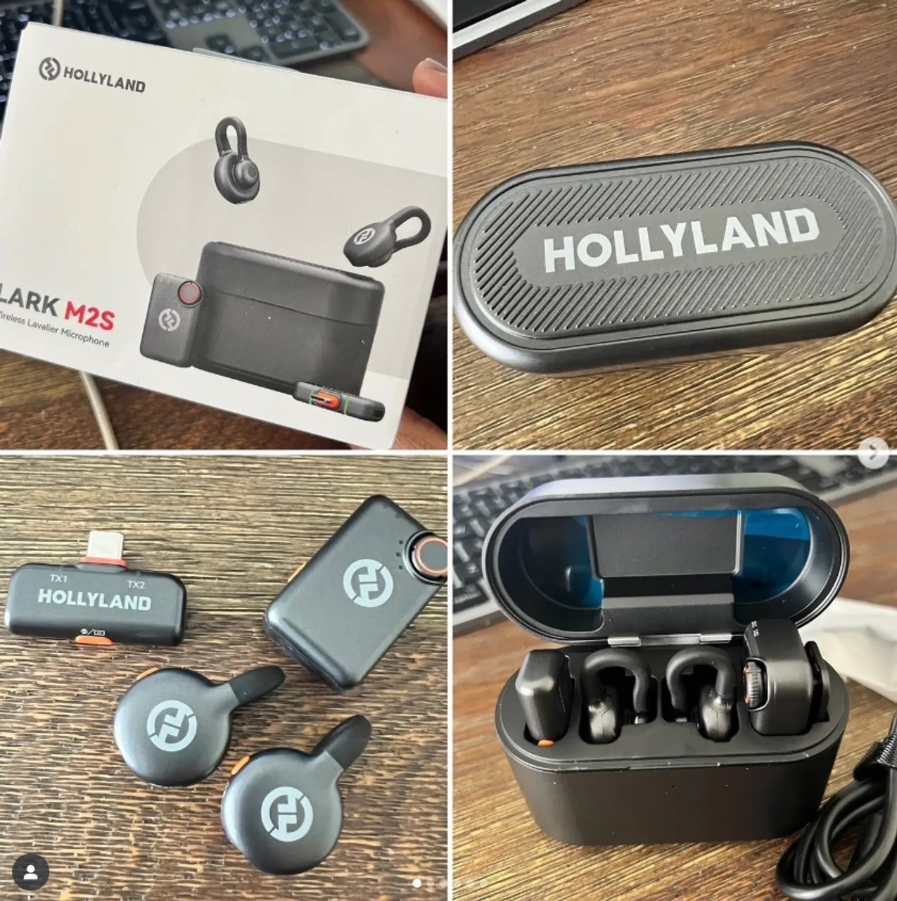 Hollyland Lark M2S - Microfone Wireless de Alta Qualidade