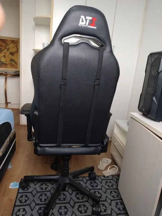 Cadeira Gamer Preta DT3 Rhino - Foto 3