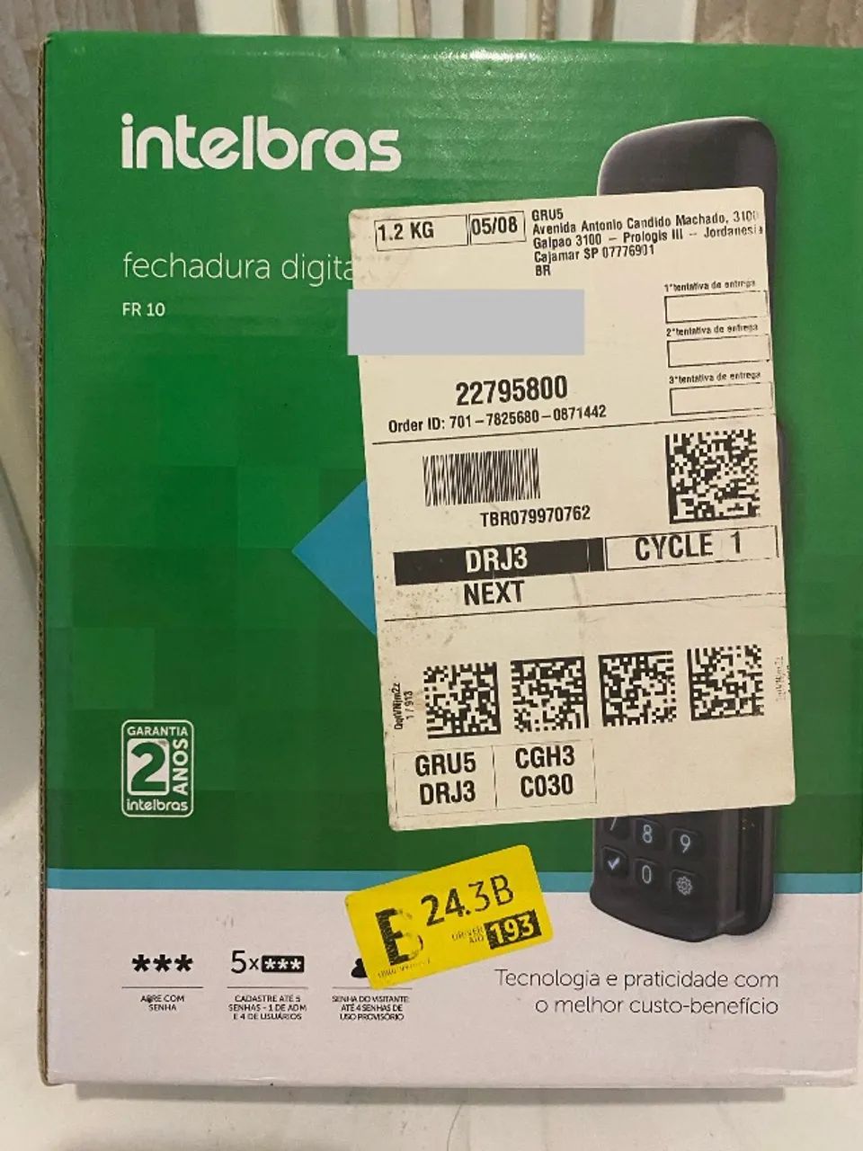 Fechadura digital FR10 Intelbras  - Foto 2