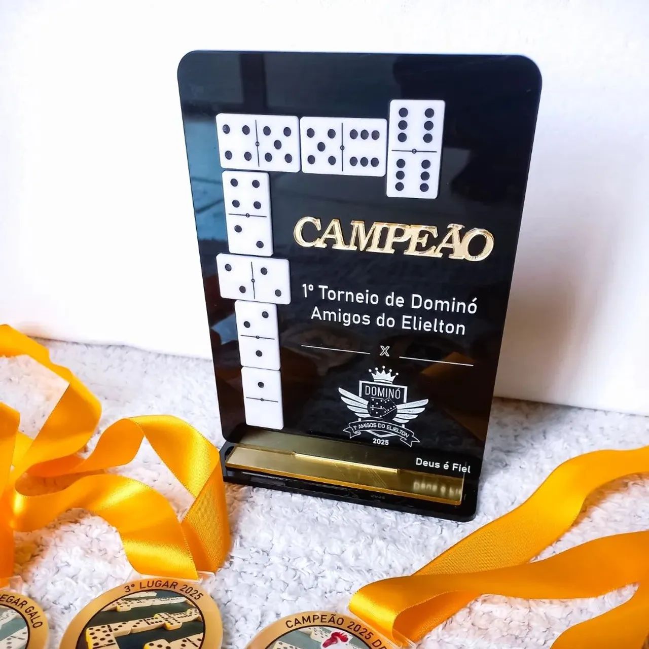 Troféu de Acrílico - dominó - Foto 3
