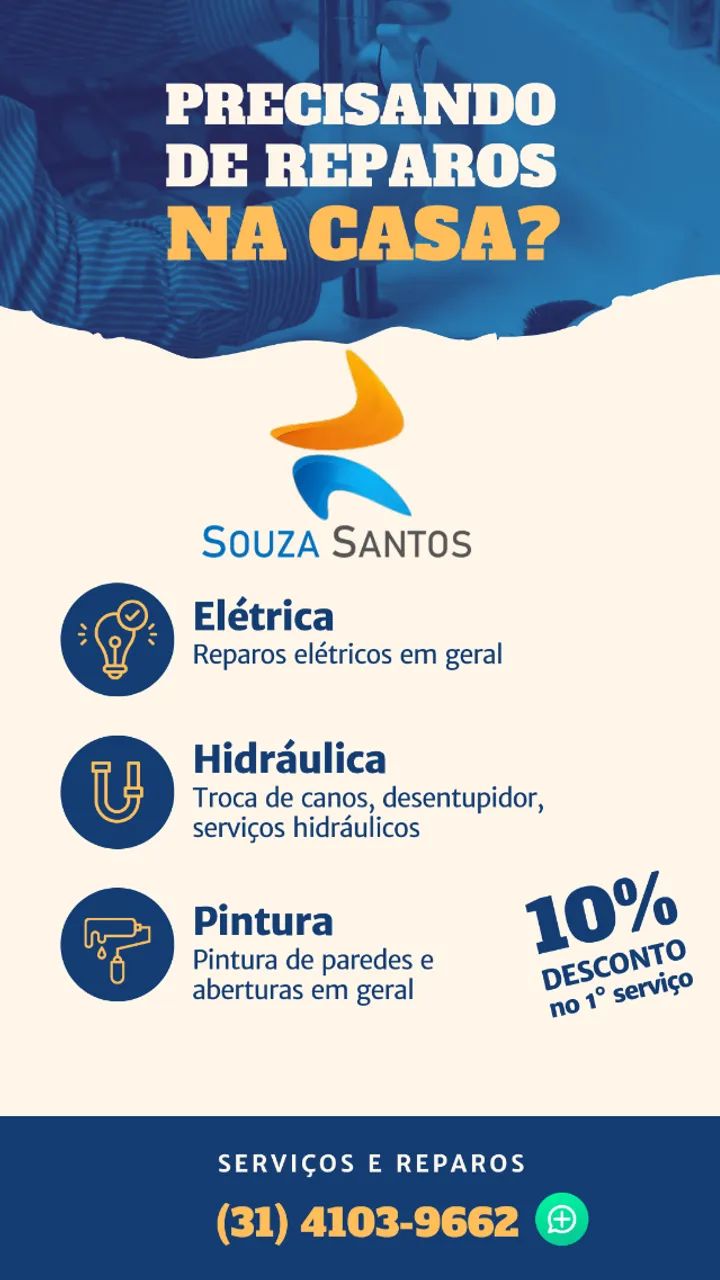 Serviços de Reforma e Reparos Residências e Comerciais - Belo Horizonte e Região