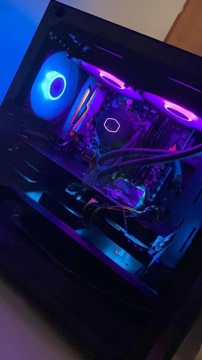 PC Gamer Ryzen 5 + RX 6700 XT + Water Cooler | Roda tudo! - Foto 4