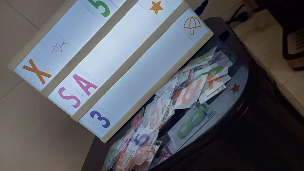 Luminária interativa 
