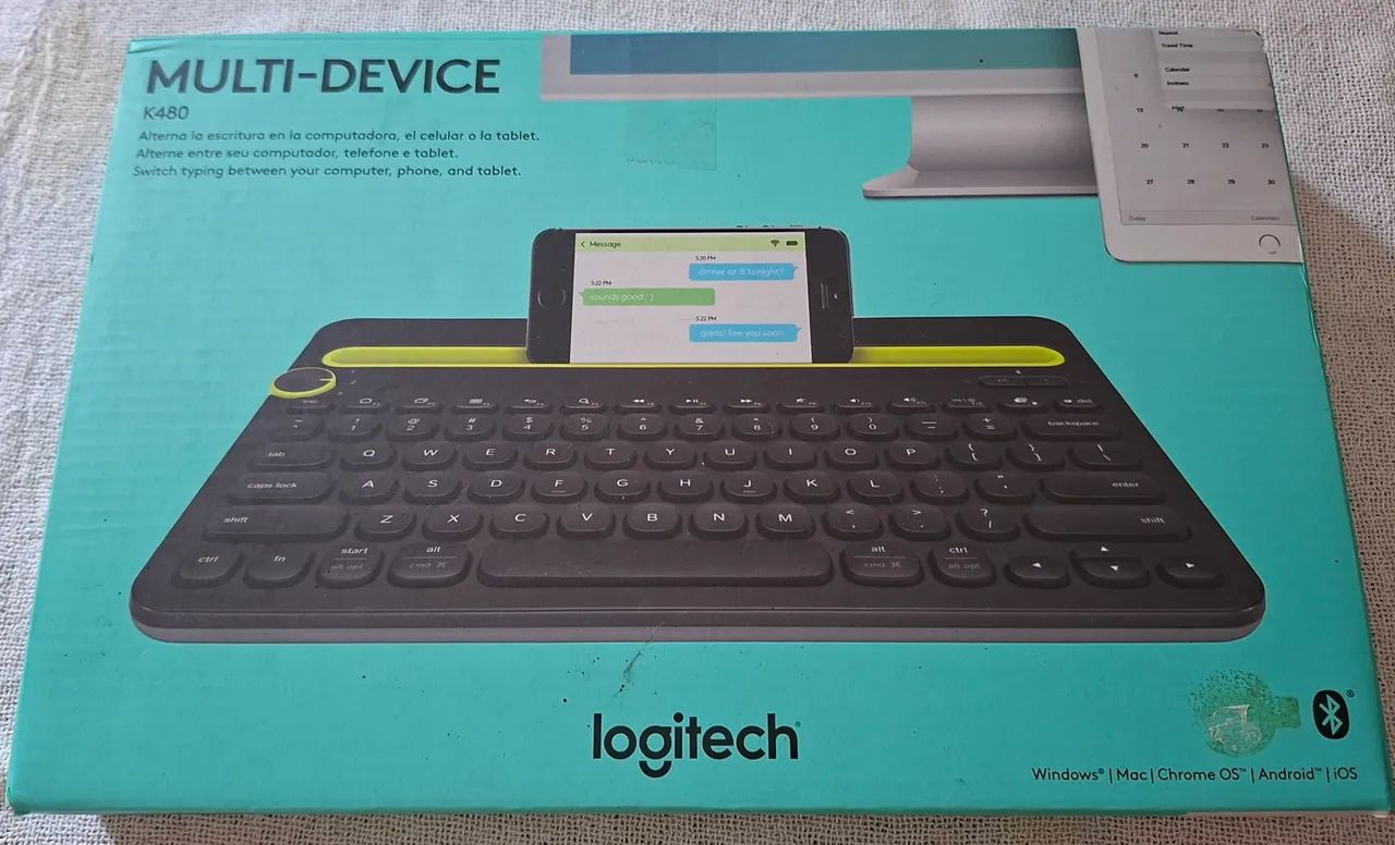 Teclado Logitech K480 Preto