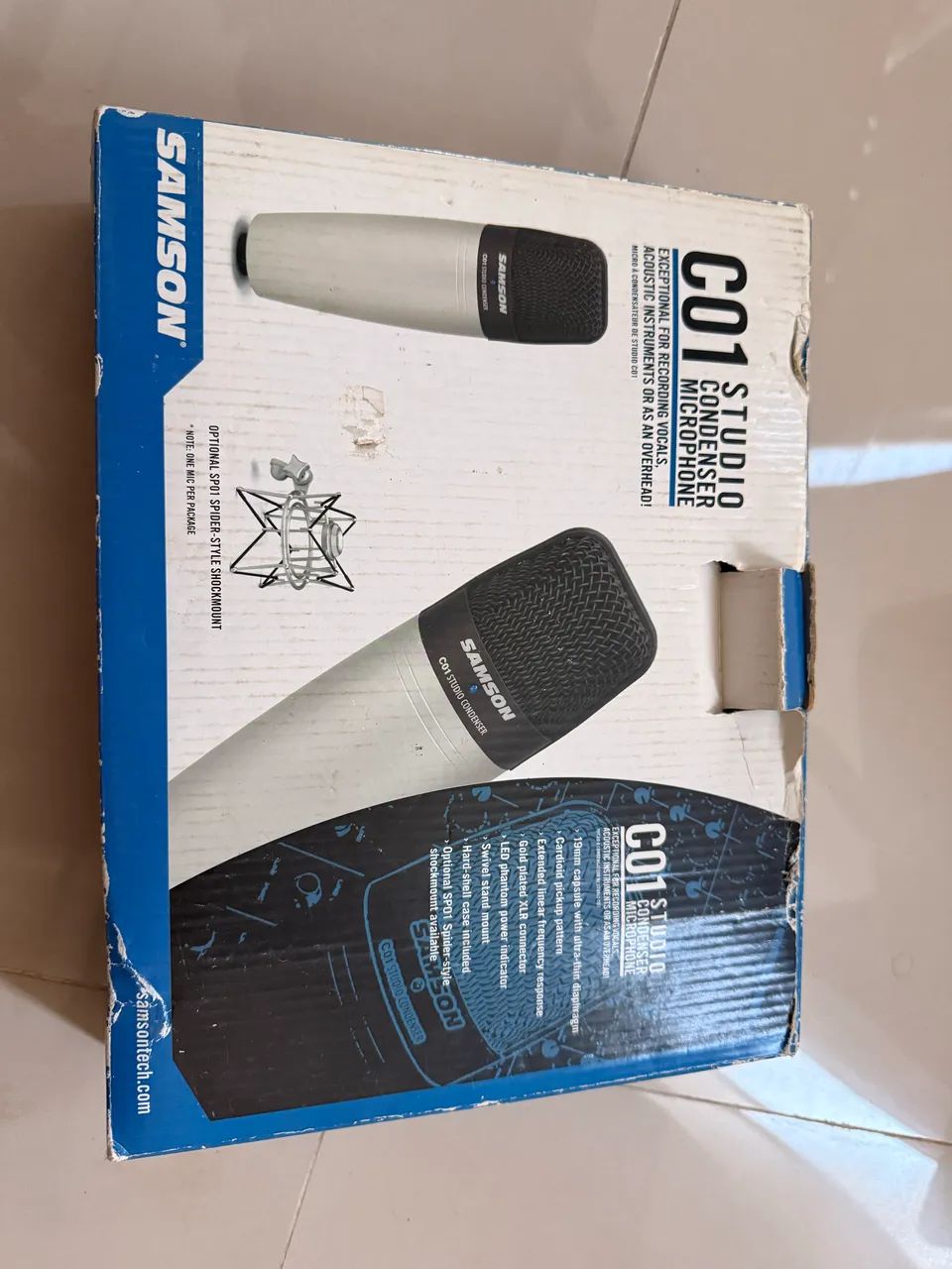 Microfone condensador Sanson 01
