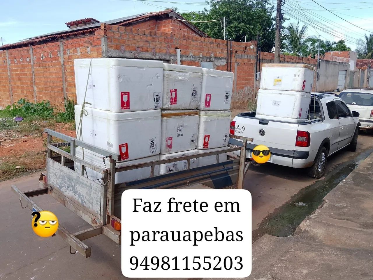 frete e transporte rápido em toda Parauapebas e região 