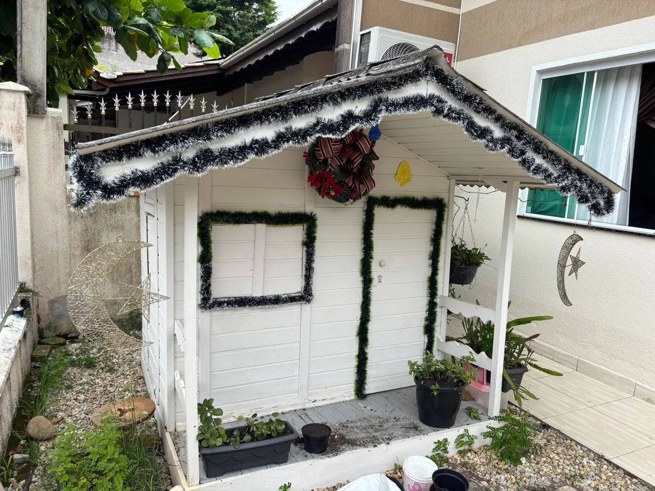 Casinha de Criança em Madeira com Varanda - Foto 2