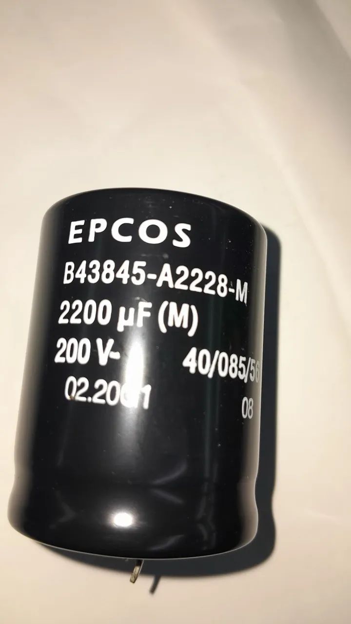 Capacitores Eletrolítico 2200ufx250v EPCOS e PTCON - Foto 2