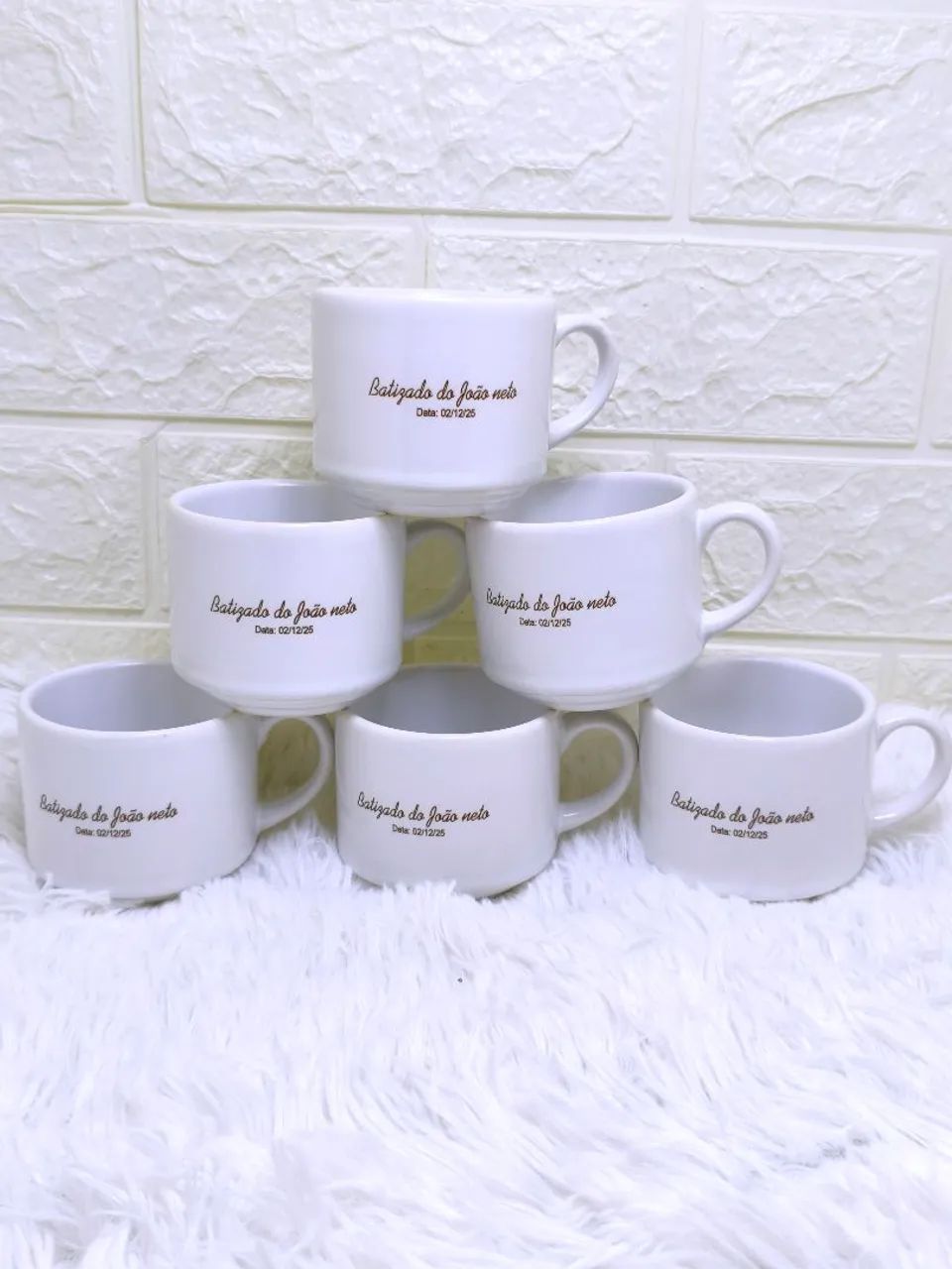 Xícara Personalizada - Lembrancinha de Batizado - Foto 5