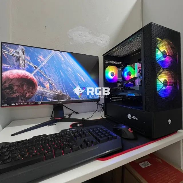 PC Gamer COMPLETO intel core i5 +  RX7600+ 1 ano de garantia e em até 12x