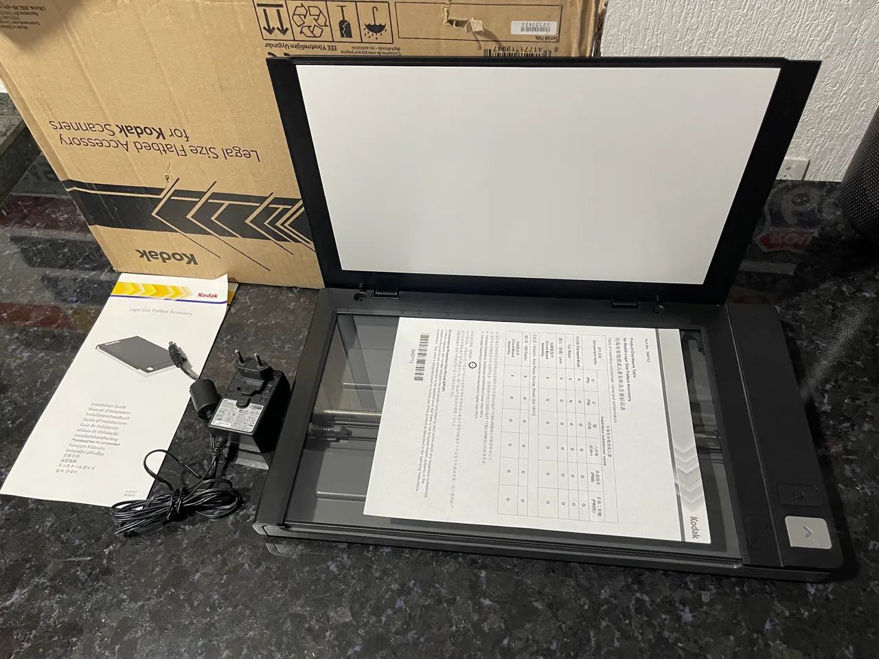 Scanner Kodak Legal Size Flatbed Preto 