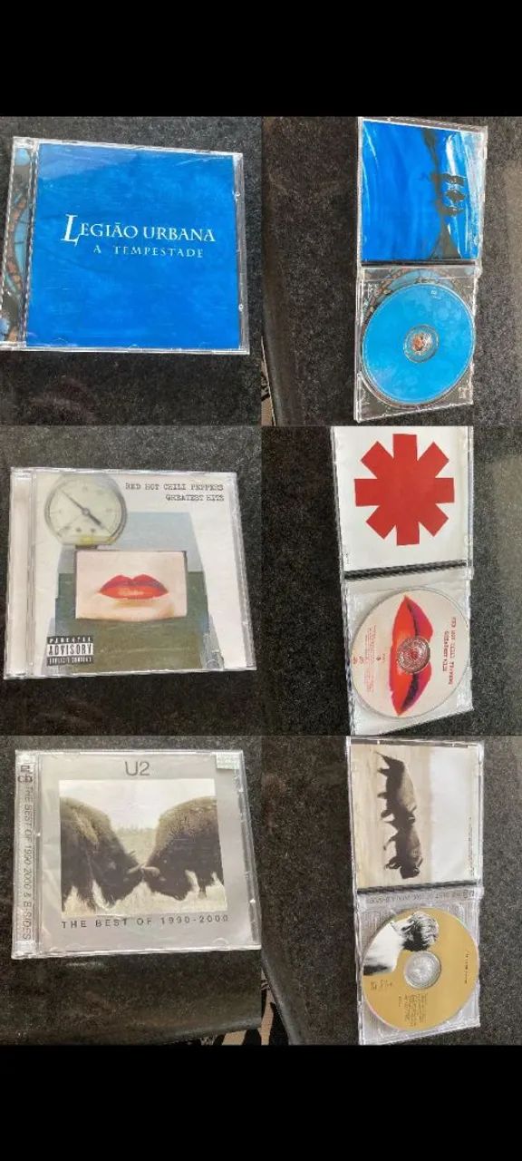 3 CDs originais Rock raridade 