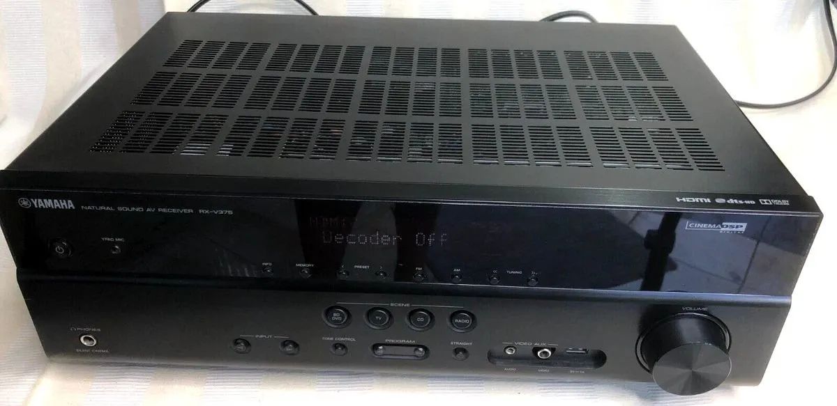 Receiver Yamaha RX-V375- 5.1 canal - Aparelhos de Som - Remédios