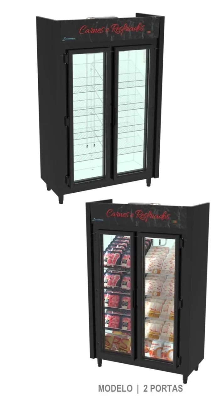 Expositor Autoatendimento 2 Portas - Ideal para Bebidas, Laticínios e Frios - Foto 4