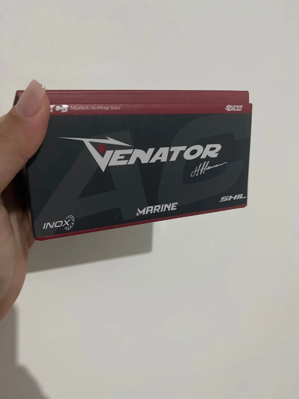 Carretilha Marine Venator AC Jonny Hoffmann - Nova na caixa, manivela esquerda!