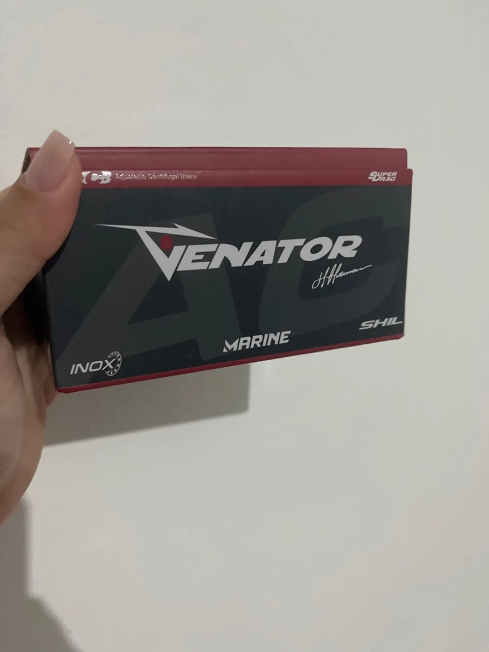 Carretilha Marine Venator AC Jonny Hoffmann - Nova na caixa, manivela esquerda!