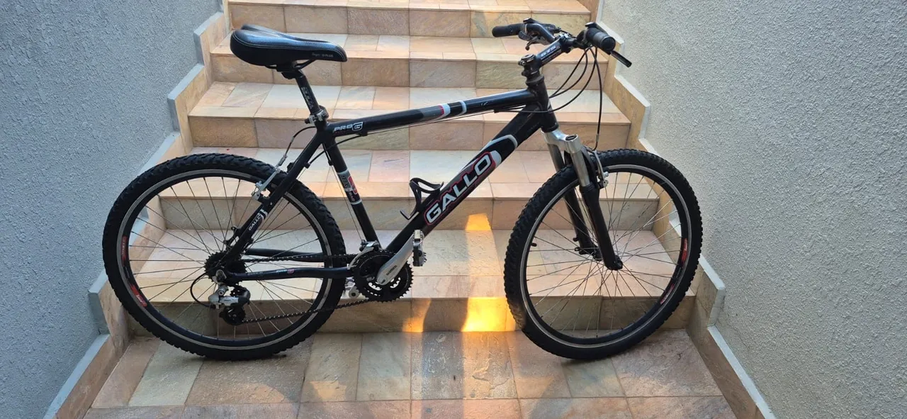Bicicleta GALLO - Aro 26 - Preta e Vermelha