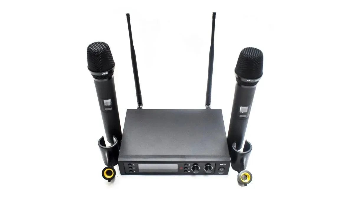 AKG WP300 Dual - Sistema de Microfone Sem Fio Duplo Com Tecnologia True Diverse - Foto 4