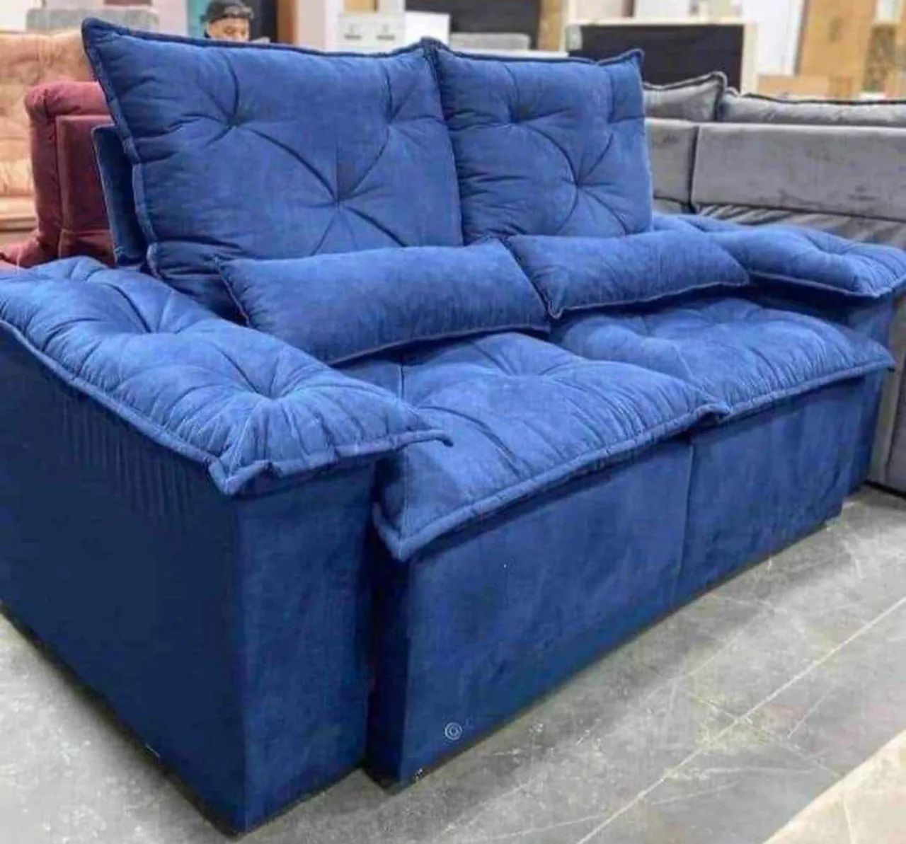 Vendo sofá retrátil 2.00 / Conforto e Qualidade  - Foto 2