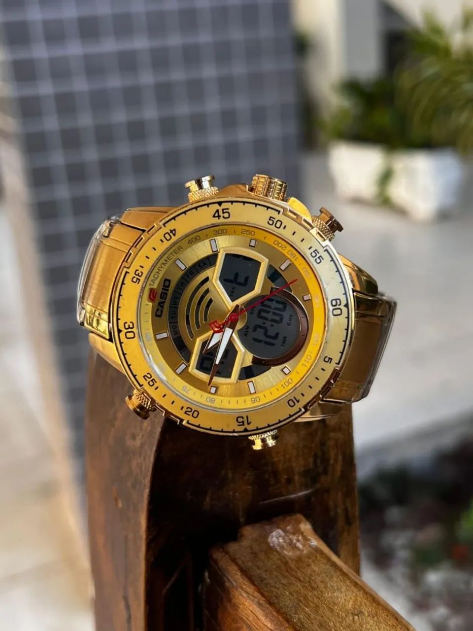 Relogio casio edifice 2 em 1